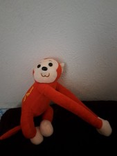 Soft monkey toy bananas - toy, bananas.