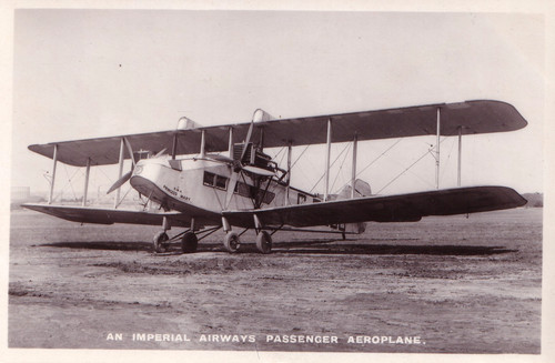 Postcard aviation imperial - postcard,