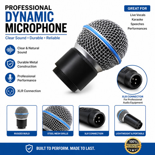 Wireless mic capsule - mic, for