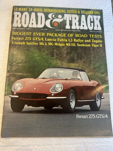 Road track magazine - road,
