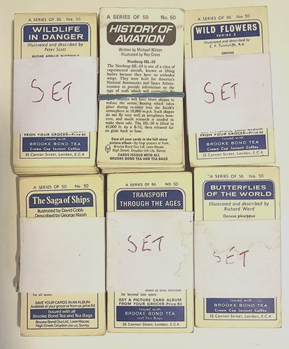 Brooke bond tea cards - 6, full