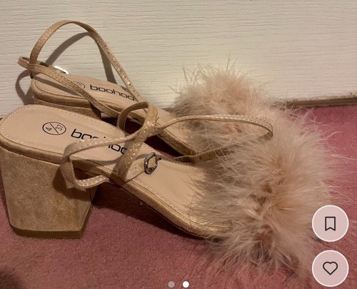 Boohoo light pink - light, suede