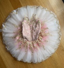 Pink/white Ballet Tutu Dress - Custom-Made, 7 Layers, See Picture for Size