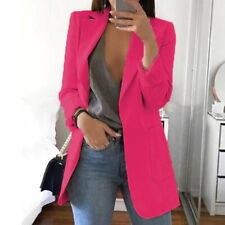 Women's Longline Blazer Suit Slim Ladies Coat Formal Jacket Slim Plus S-5XL ⇗