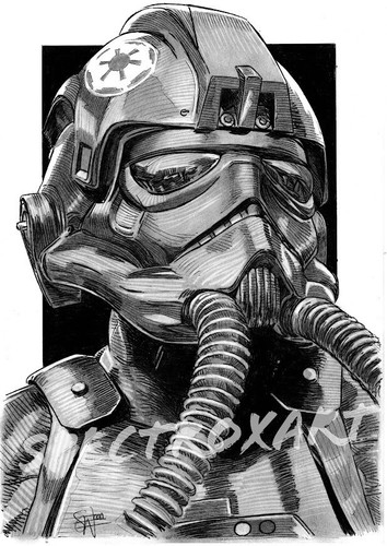 Star wars original art - star,