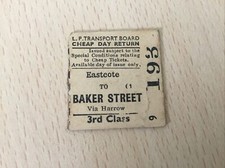 Half. RAILWAY  TICKET  (
