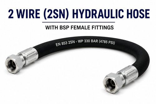 Wire hydraulic hose - 2, made