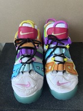 Nike Air More Uptempo (GS) BARELY GRAPE/ ORANGE PEEL DH0624-500.  UK Size 10.