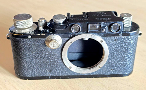 Leica iii black nickel body - leica,