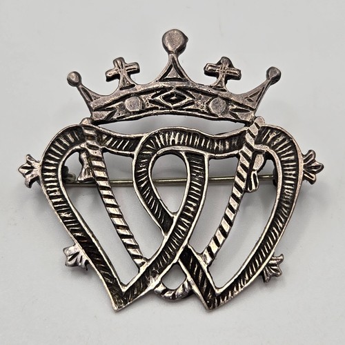 Silver crown hearts - crown, &
