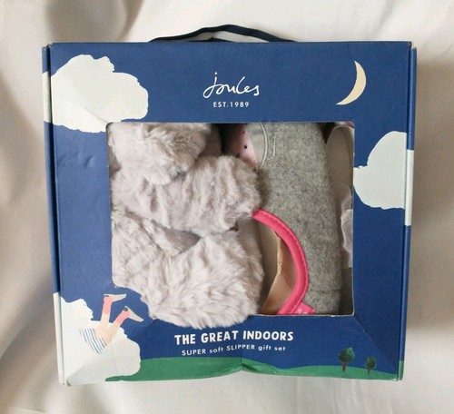 Joules slippers and soft toy - ,