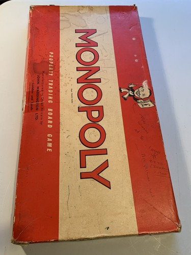 Vintage waddingtons monopoly - waddingtons,