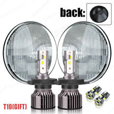 LED Headlights Pair For Land Rover Defender 90 110 RHD + LHD E MARKED 7" Inch H4