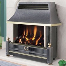 Flavel Renoir Gas Fire Black Outset FRECN0EN Raidiant Convector Gas Fire Coal