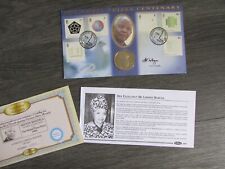 Lindiwe Mabuza Nobel Prize Signed Benham LE Nelson Mandela Coin First Day Cover