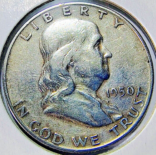 1950 half dollar franklin - 1950,