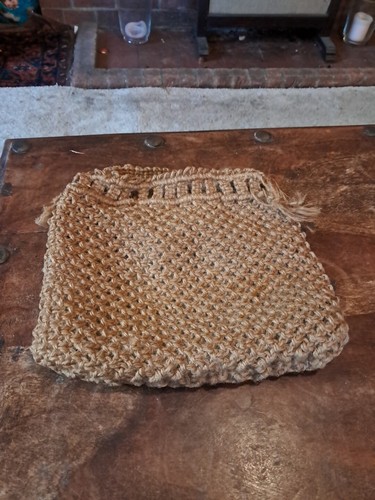 Hessian woven hand - hessian, bag