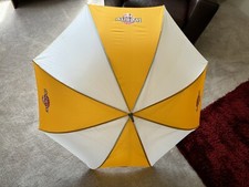 Rare Golf Umbrella Pedigree Pal Vintage Collectable Dog Umbrella Orange & White