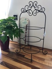 3 Tier Vintage Style Afternoon Tea Stand Cake Patisserie Table Display Iron