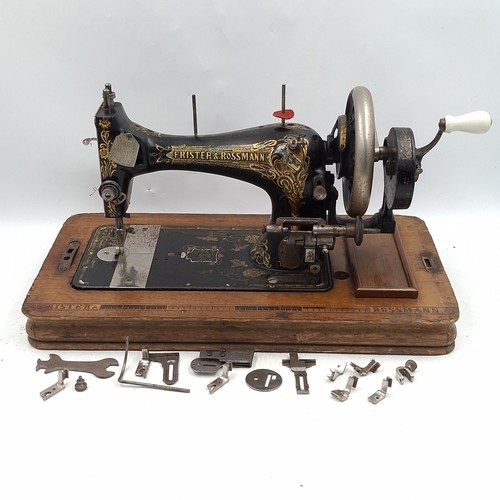 Antique sewing machine - antique, frister