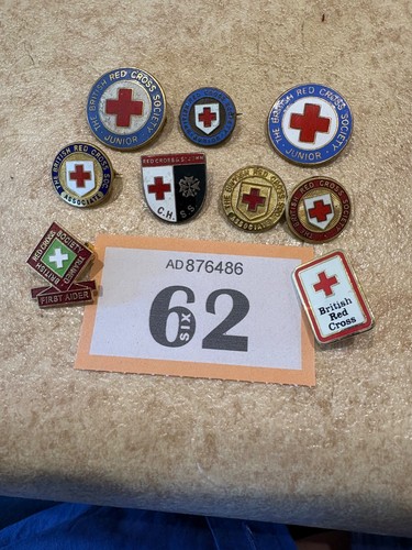 British red cross mixed badges - cross,
