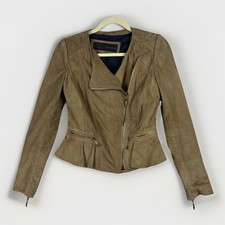 Zara Moto Biker Suede Jacket