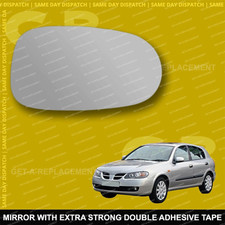 For Nissan Almera / Almera Tino wing mirror glass 00-06 Right side Spherical