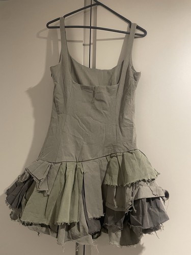 Zara khaki playsuit dress size - zara,