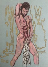 Erotic Art Original Oil