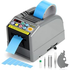 Ribbon Cutting Machine, Semi-Automatic Tape Dispenser, 6-60mm Width, 5-999mm ...