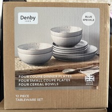 Denby Blue Speckle 12 Piece