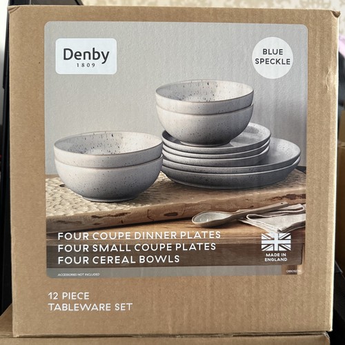 Denby blue speckle - speckle, 12