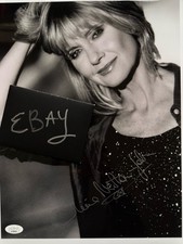 Lovely Olivia Newton-John Autograph SIGNED 11x14 PHOTO JSA COA Full Name