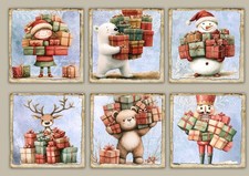 Christmas card toppers for
