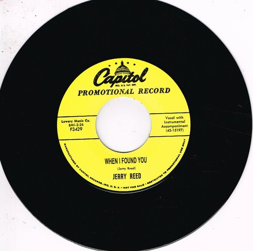 Jerry reed when - reed, found