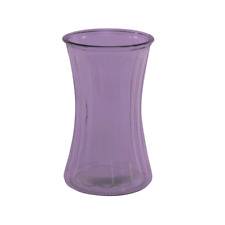 Glass Grooved Hand Tied Flower Vase - H20cm