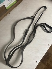 black full size  english leather standing martingale