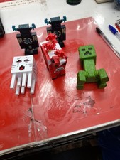 Minecraft Figures X 5 Rare