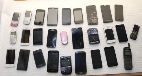28x mixed mobile phones - mixed,