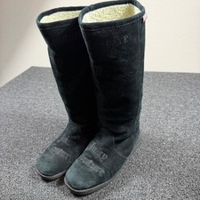Juicy Couture Black Suede Mid