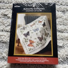 Bucilla Lap Quilt Butterfly