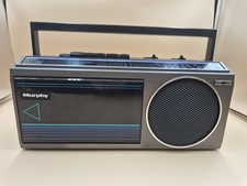 1980s Vintage Portable Radio And Cassette Stereo Murphy Cr-46a Read Description