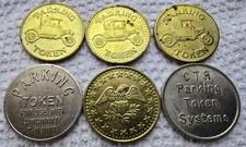 Lot of 6 Parking Tokens: Model