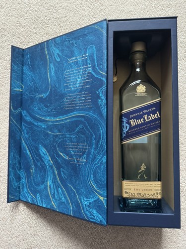 Johnnie walker blue label - blue,
