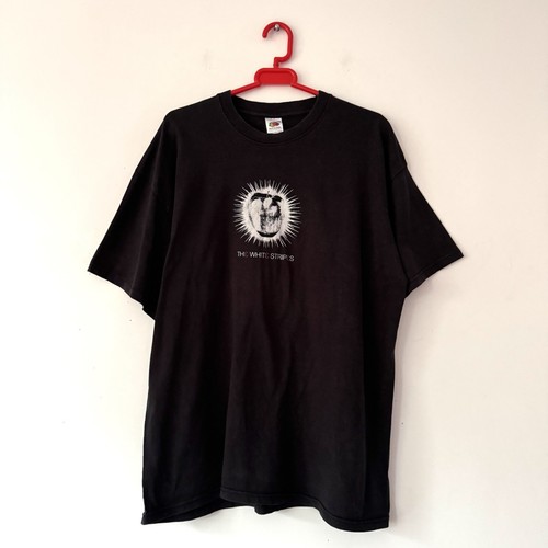 White stripes shirt xl - white, t-shirt