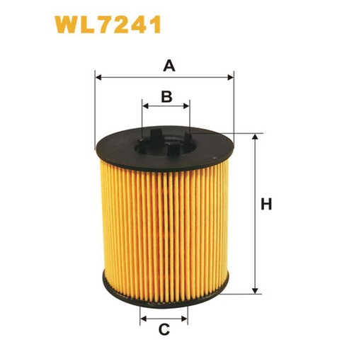 Engine oil filter insert - engine,