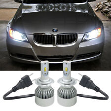 For BMW 3 Series E90 E91 2004-11 H7 Xenon White LED Headlight Bulbs Kit Low Beam