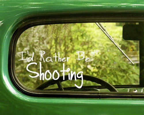 Rather be shooting - i'd, decal