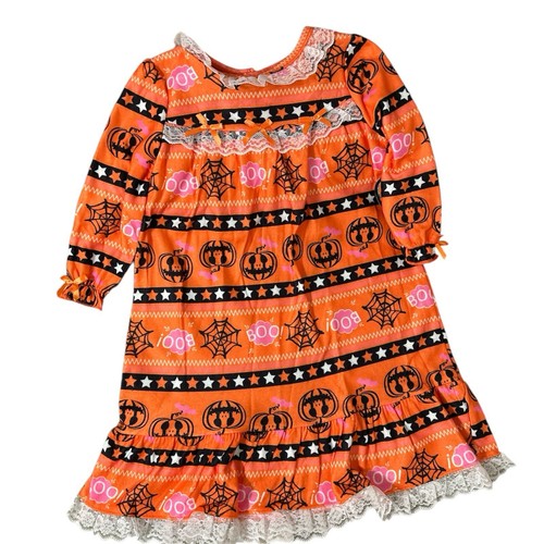 Girls halloween dress orange - halloween,