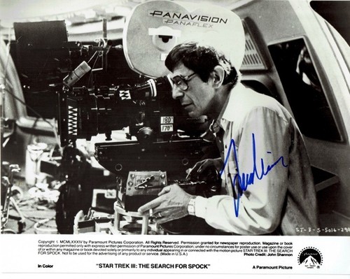 Leonard nimoy signed x10 - nimoy, 8"x10"